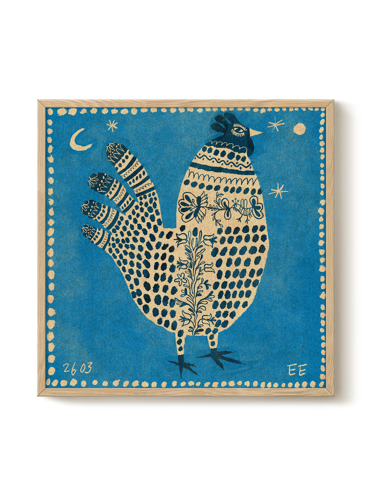 Enikő Eged - Magic Rooster in Blue | PSTR studio