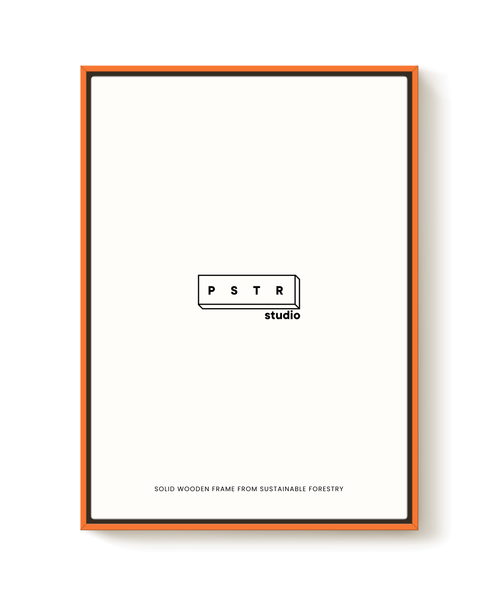 Orange Wood Canvas - PSTR studio