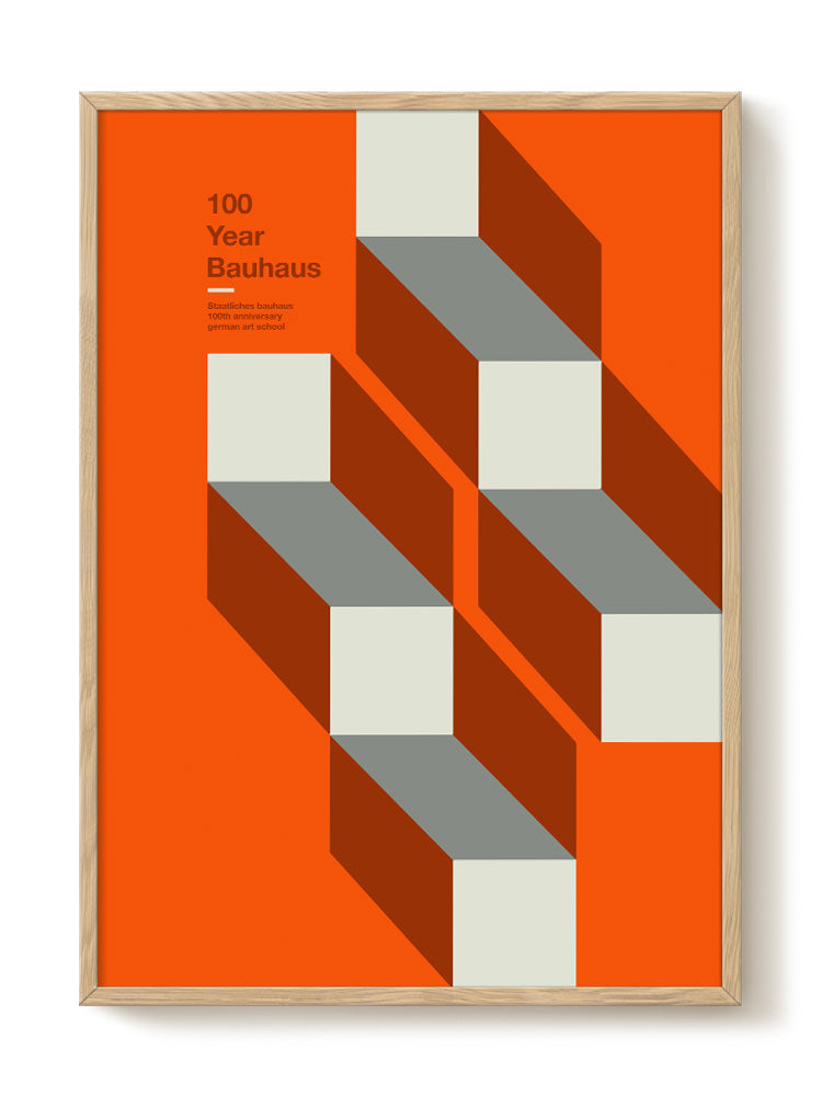 100 Year Bauhaus exhibition Poster - Ausstellung 1923 poster