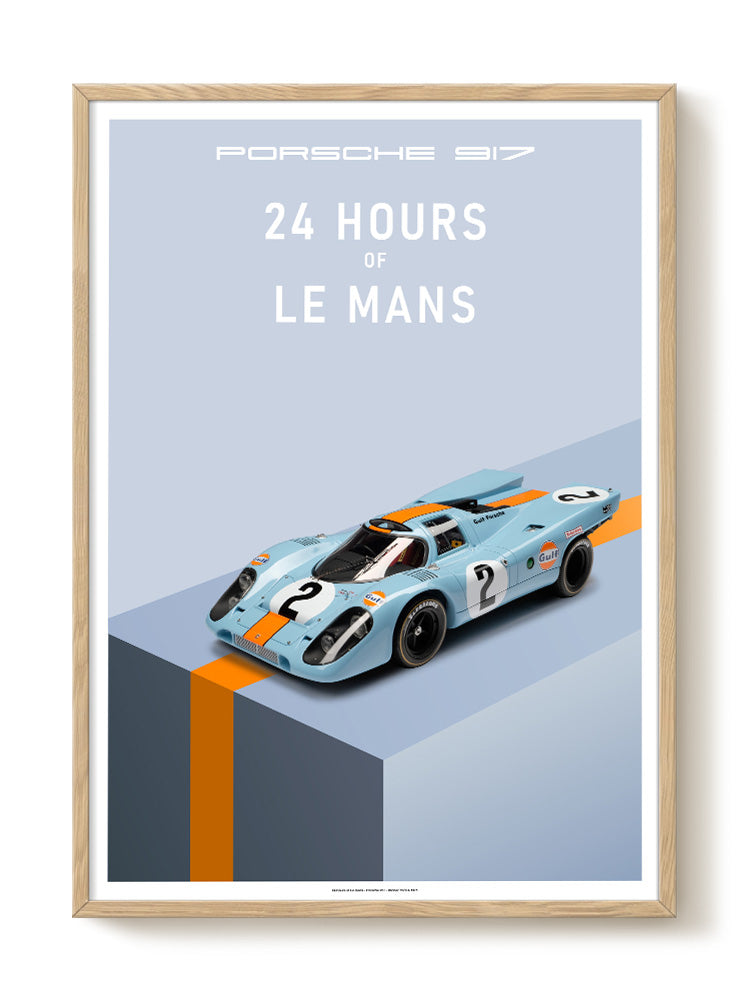 Classic Porsche 917 - Classic Cars poster - Graphic Art print