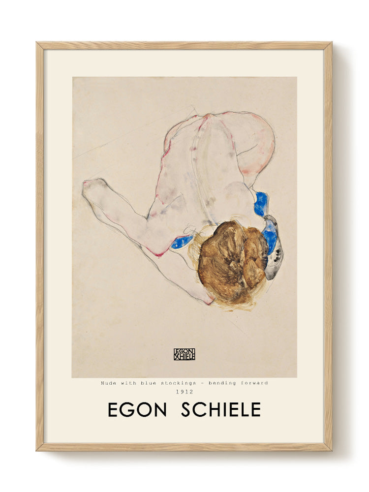 Egon Schiele - Woman with blue stockings | PSTR studio