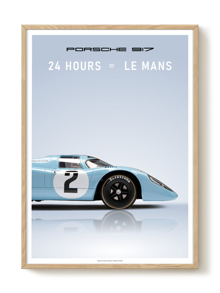 Classic Porsche 917 - Classic Cars poster - Graphic Art print