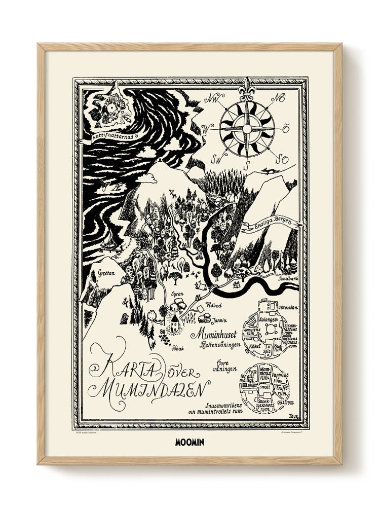 Moomin - Map of Moomin Valley II | PSTR studio