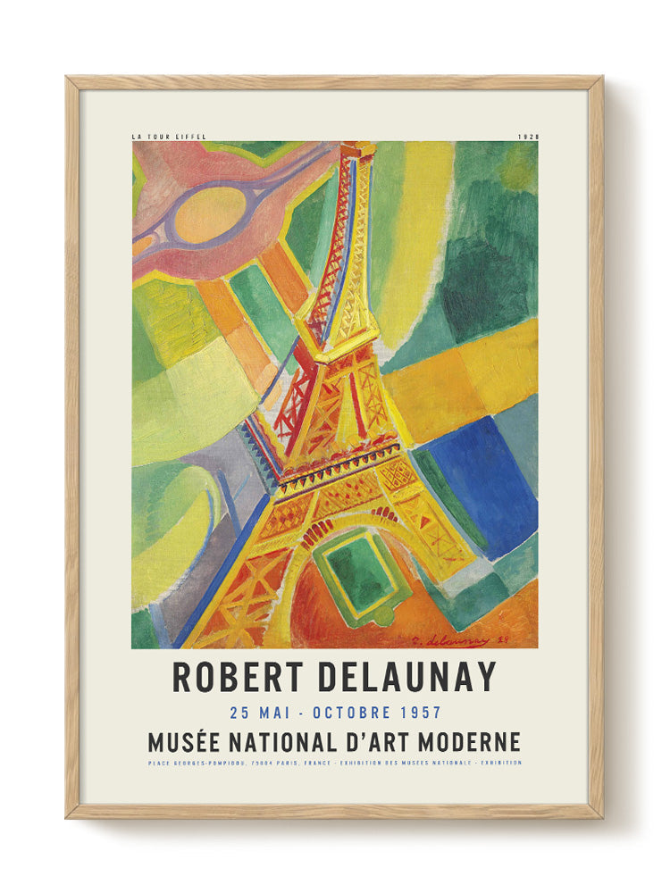 アート・デザイン・音楽 PR:OUD - TROTS OP LEEFTIJD Robert Delaunay - Art Exhibition poster | PSTR studio
