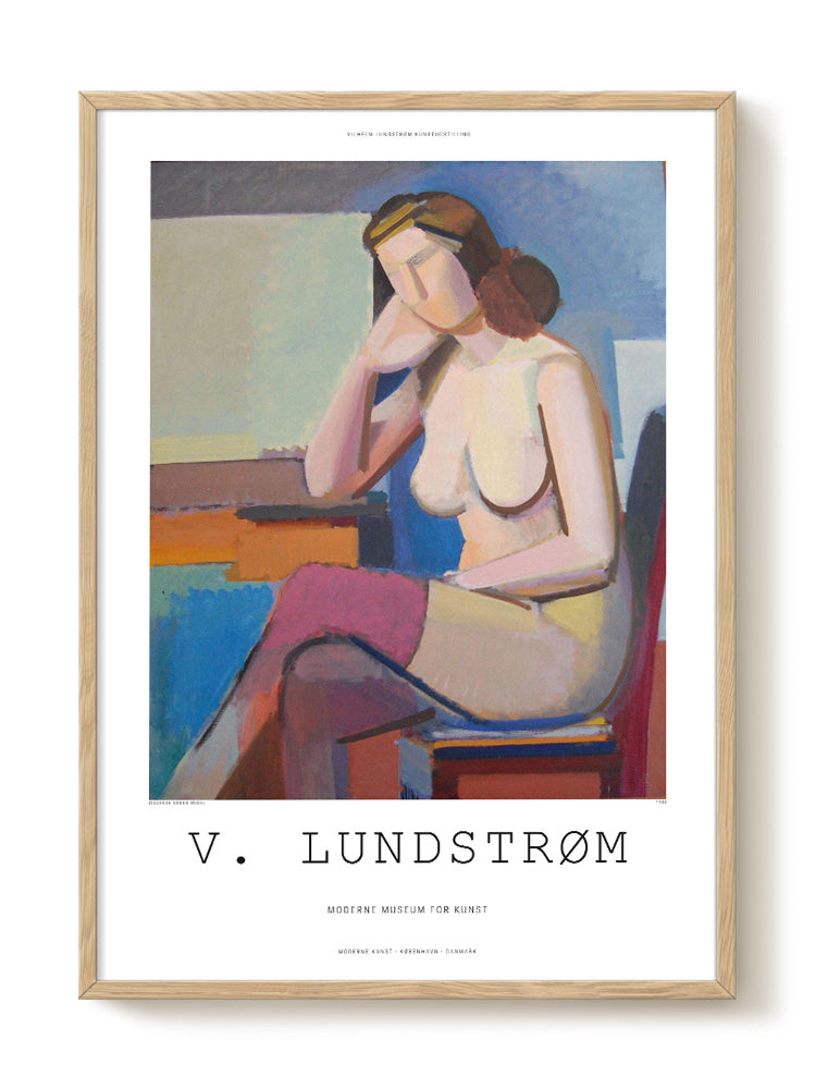 Vilhelm Lundstrøm - Siddende nøgen model | PSTR studio