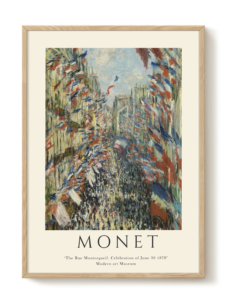 Claude Monet - Rue Montorgueil | PSTR studio
