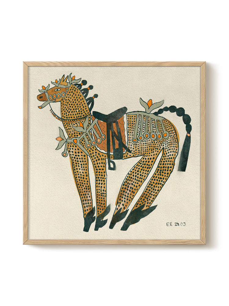 アート・デザイン・音楽 Heddle Brown Limited Edition Enikő Eged - Scythian spotted horse | PSTR studio