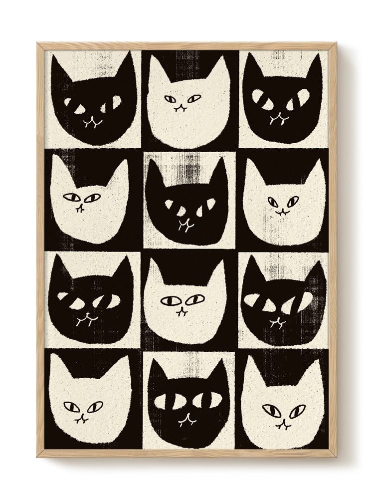 Enikő Eged - Black & White Cats | PSTR studio