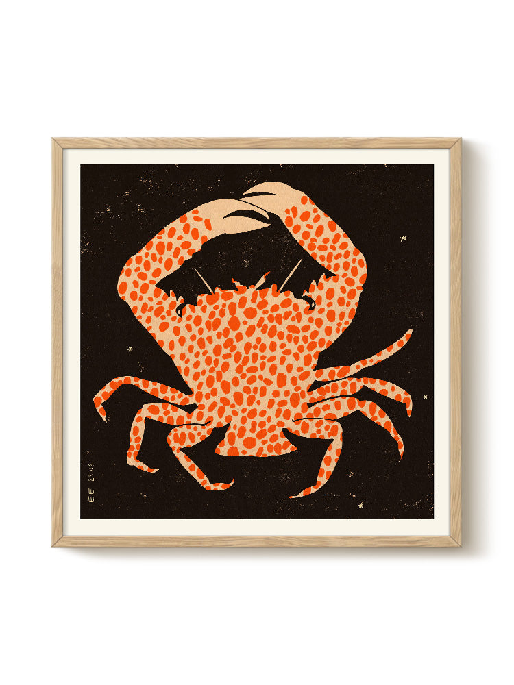 7” Crabs ! Ivanhoe/Marek サイコビリー Enikő Eged - Spotted Calico Crab | PSTR studio