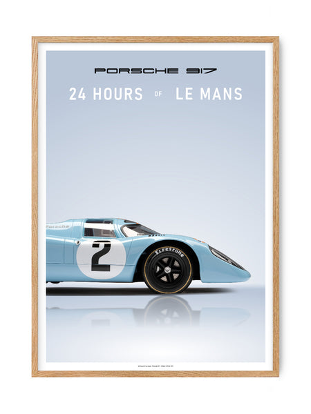 Classic Porsche 917 - Classic Car | Art print Poster