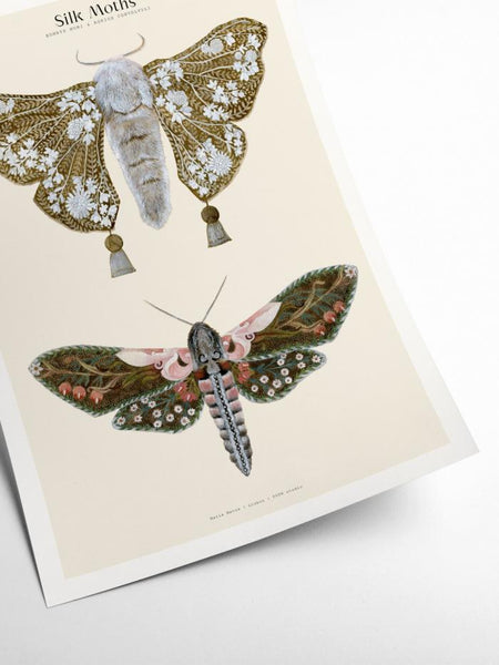 Matos - W. Morris inspired - Silk Moths No.1