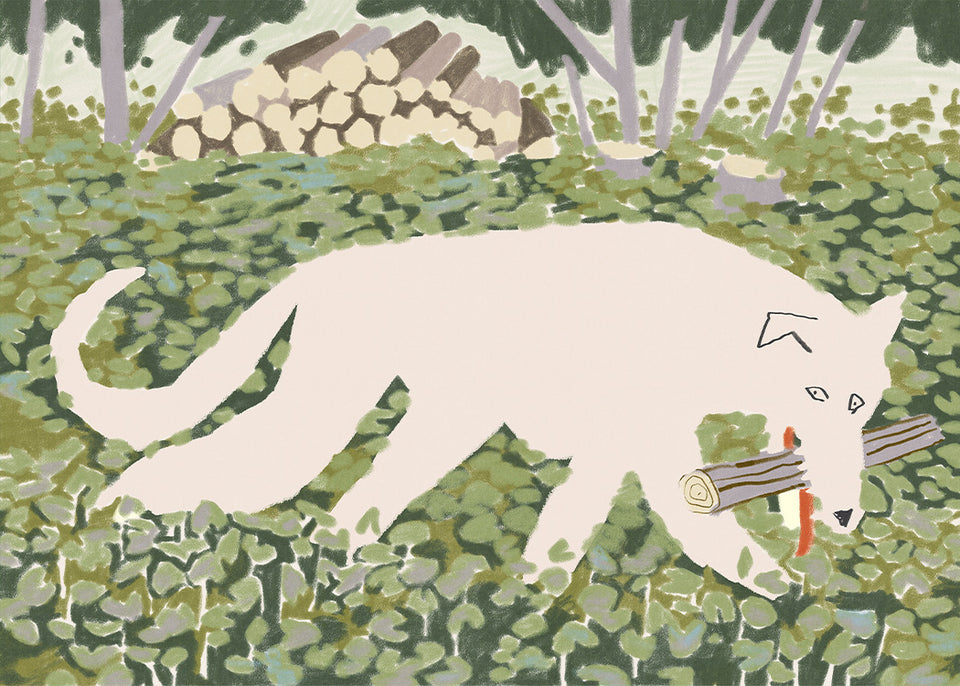 Emilia Wharfe - Dog with a Log Spring