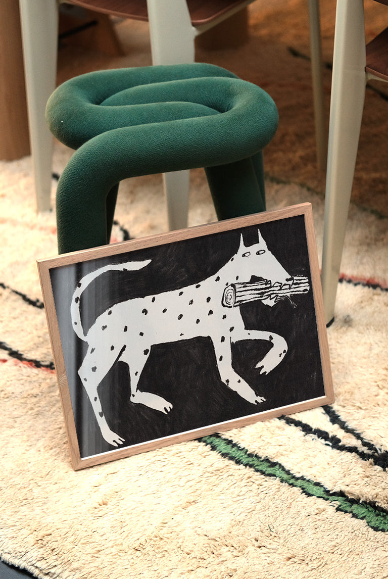 Emilia Wharfe - Dog with a Log