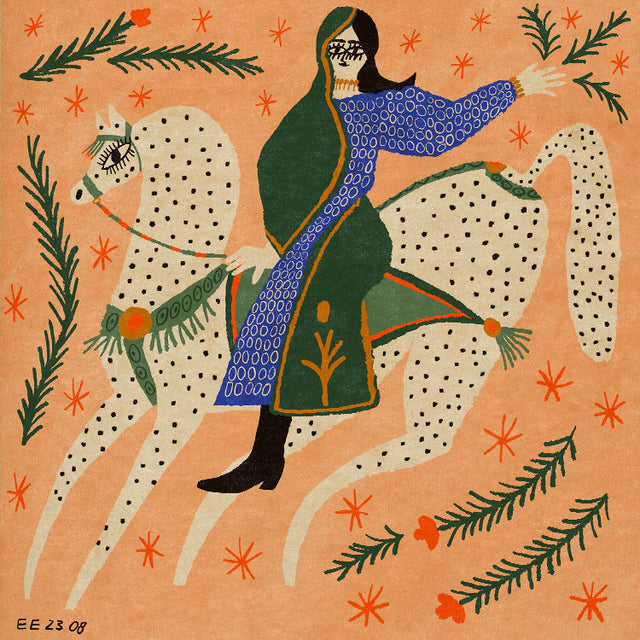 Enikő Eged - Her spotted Arabian Mare