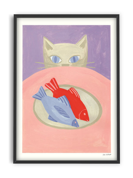 Iga Kosicka - Cat likes fish