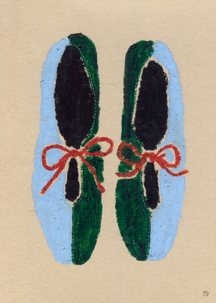Isabelle Vandeplassche - Colorblock Flats | PSTR studio