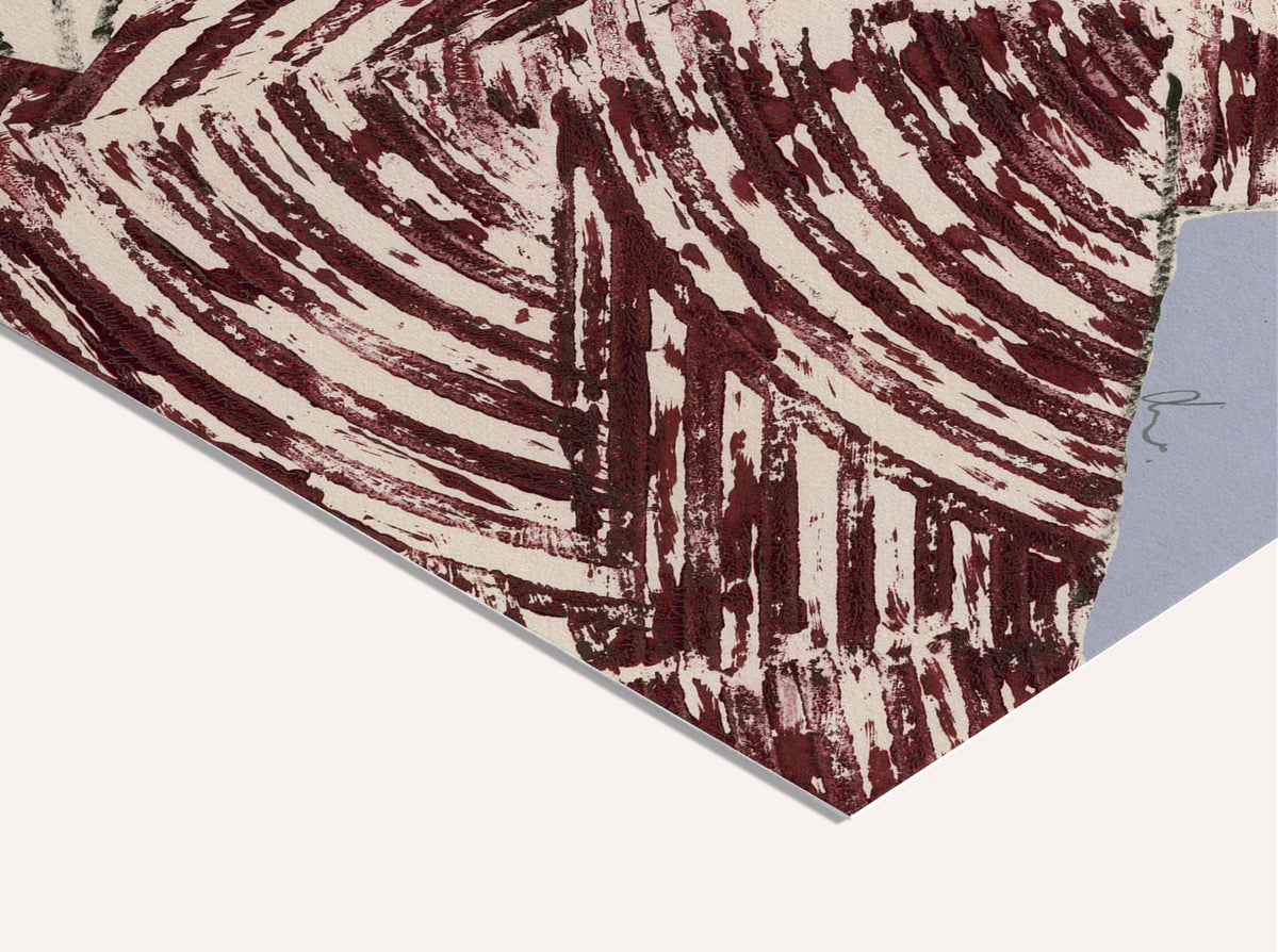 Jenny Tarr - Figure in Oxblood & Sky II