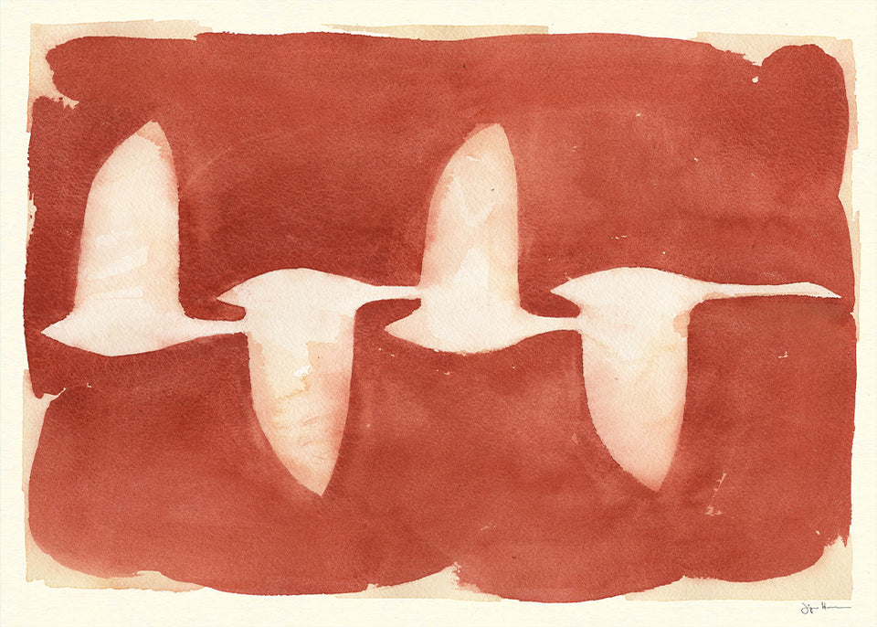 Jörgen Hansson - Swans at Sunrise