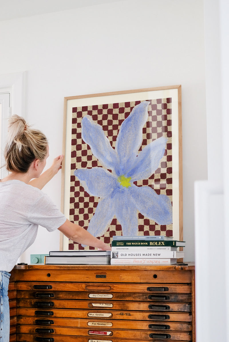 Liat Greenberg - Flowers and Checks I | PSTR studio