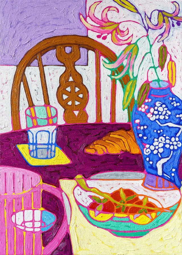 Lisa Nooin - Blue Vase Lillies