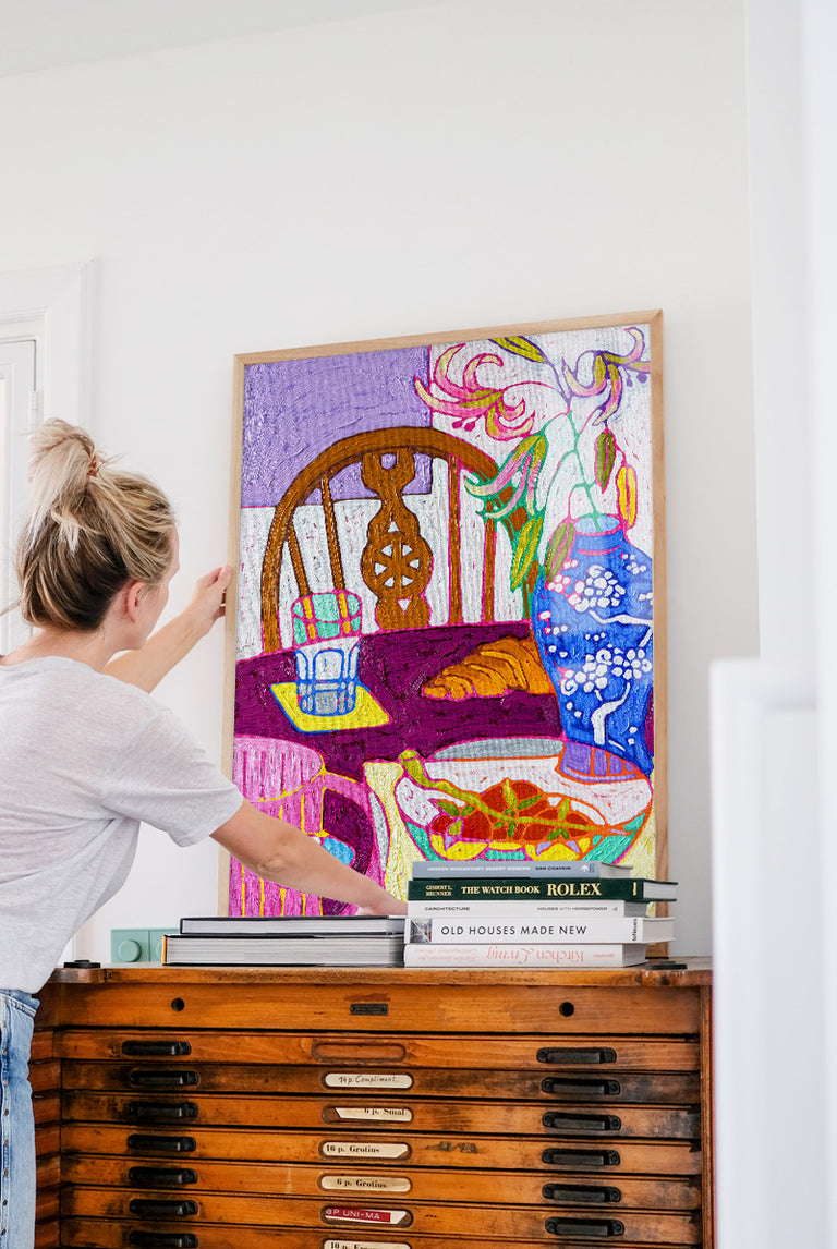 Lisa Nooin - Blue Vase Lillies