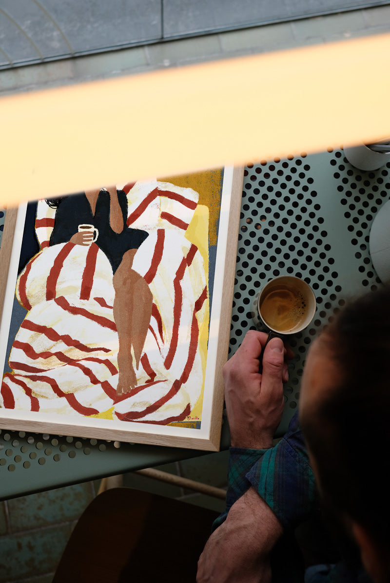 Marco - Hot coffee and book | PSTR studio