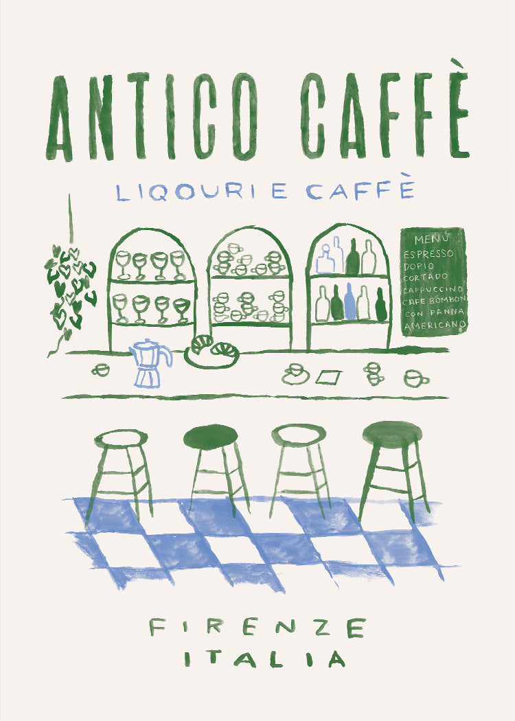 Phthalo Ruth - Antico Cafe | PSTR studio