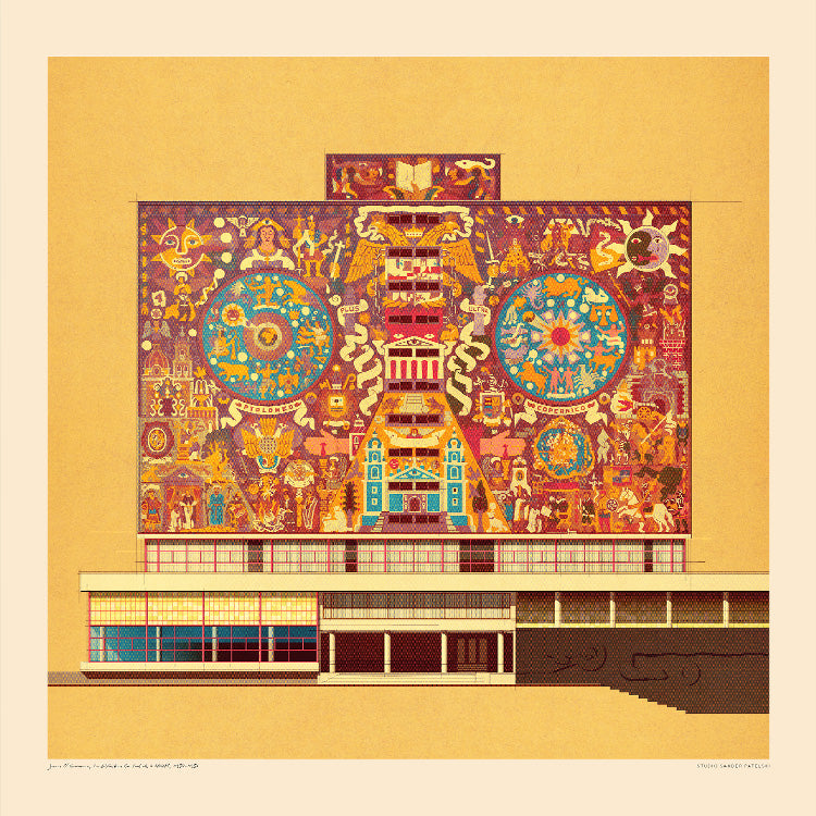 Sander Patelski - La Bibliotheca Central de la UNAM | PSTR studio