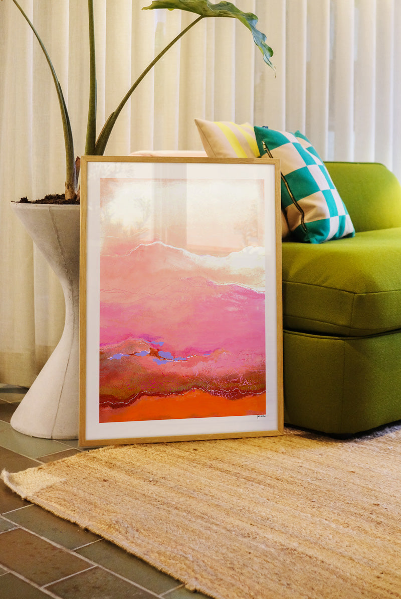 Yente - Landschap Pink | PSTR studio
