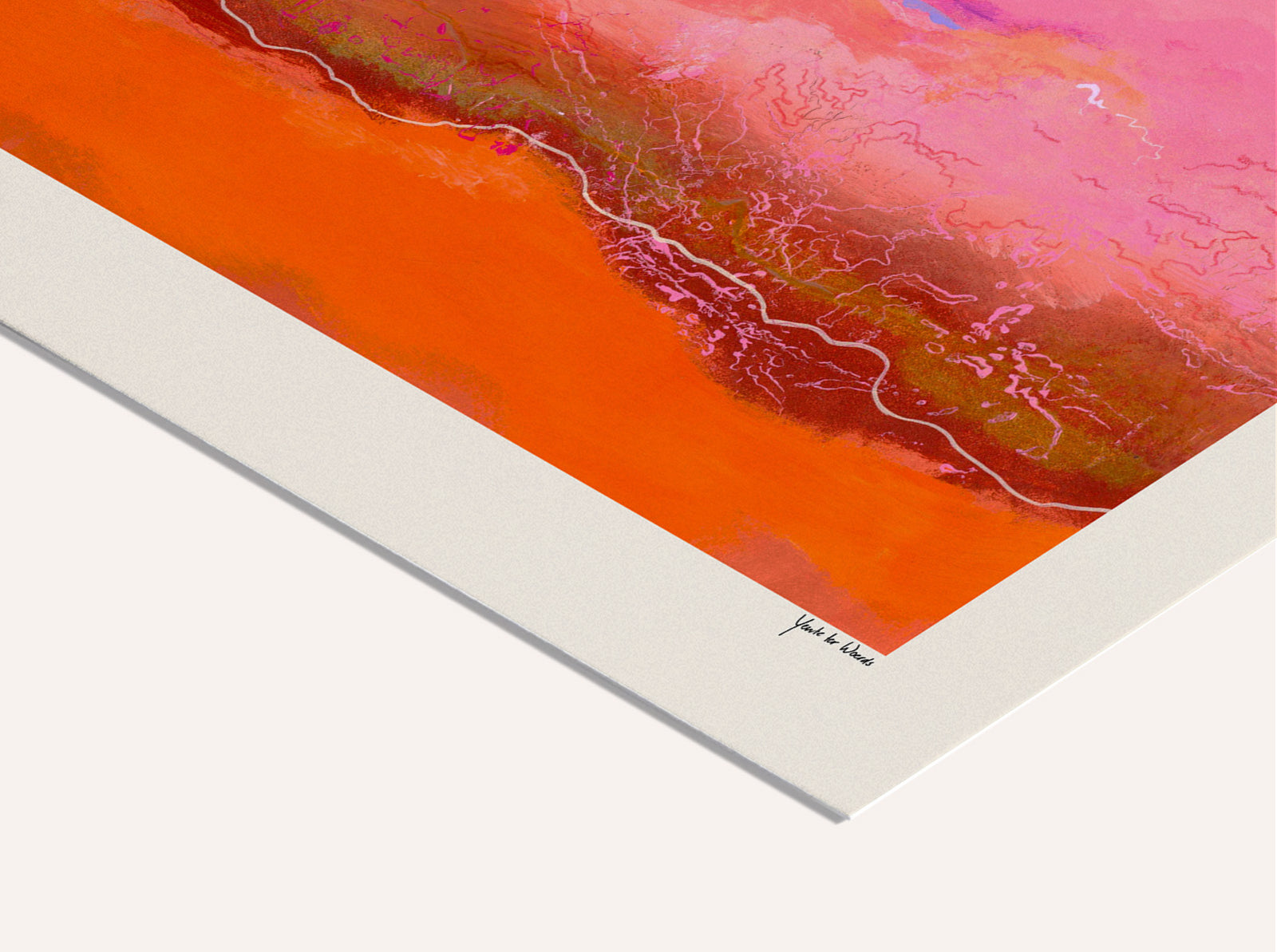 Yente - Landschap Pink