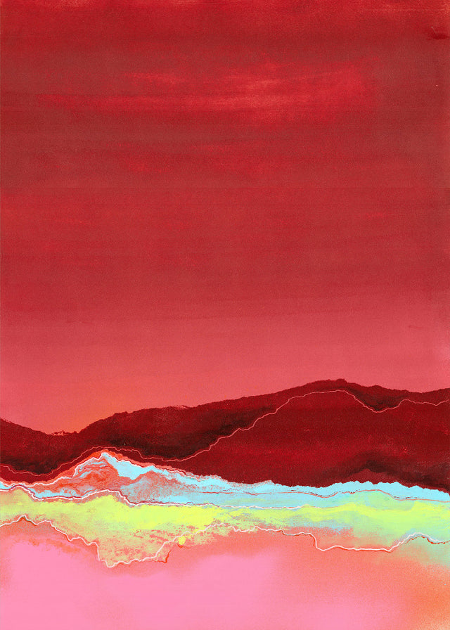 Yente - Landschap Rood