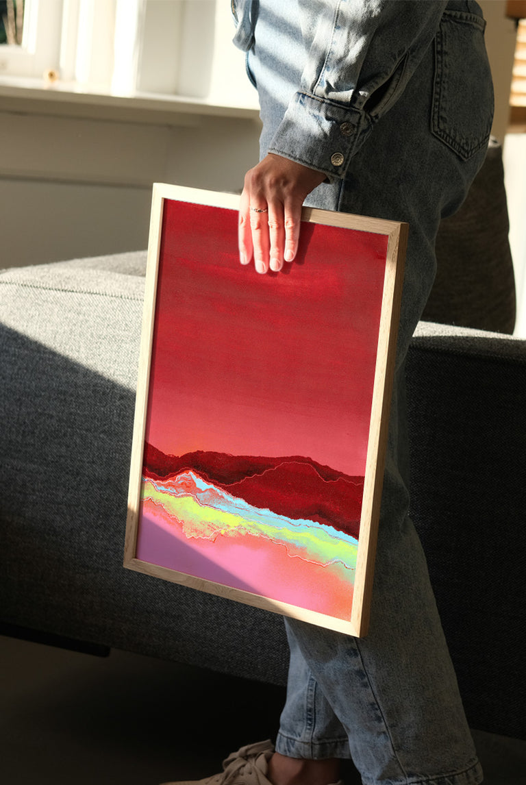 Yente - Landschap Rood