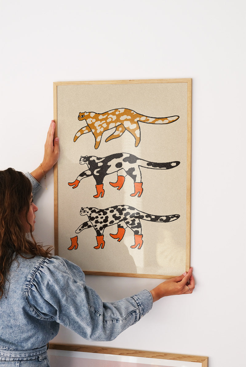 Enikő Eged - Leopard Boots | PSTR studio