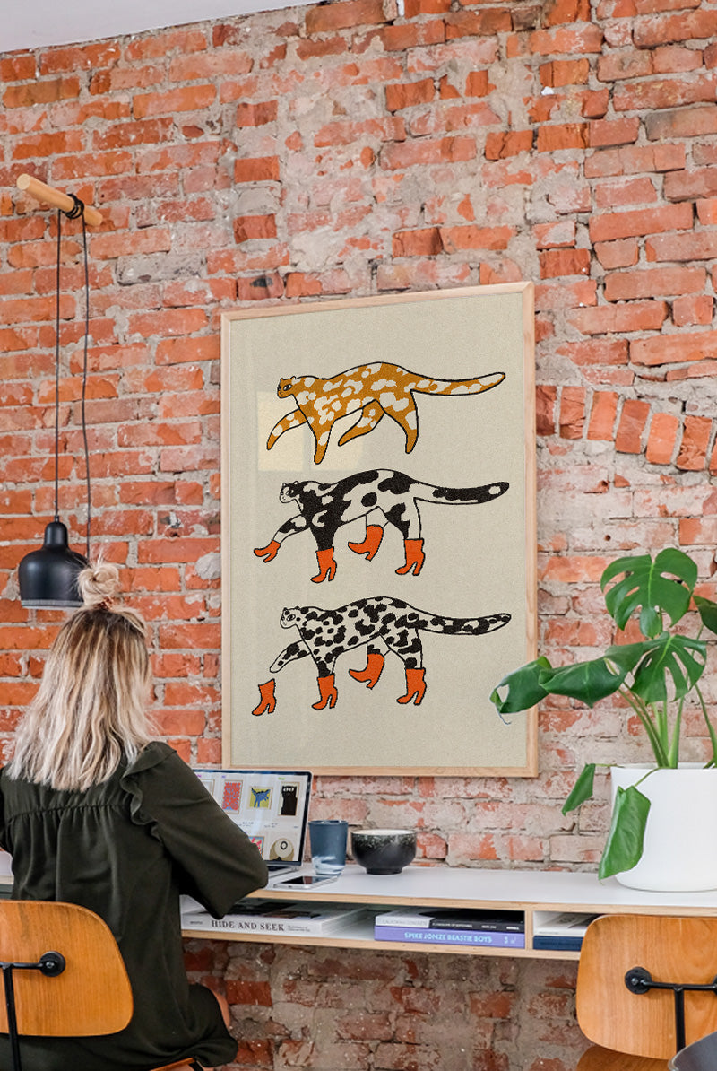 Enikő Eged - Leopard Boots | PSTR studio