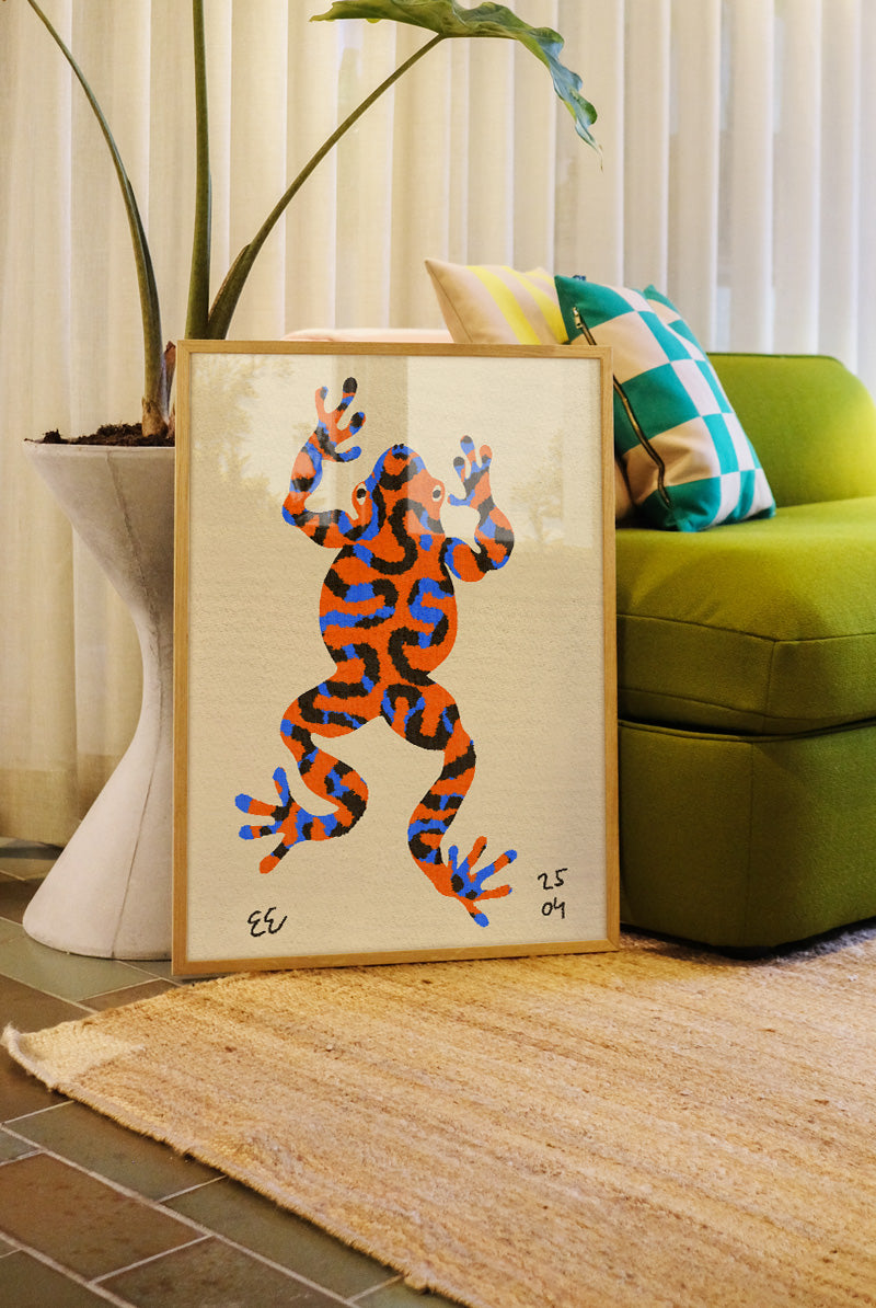 エミリオグレコのリフェクスアート Enikő Eged - Magic Frog | PSTR studio