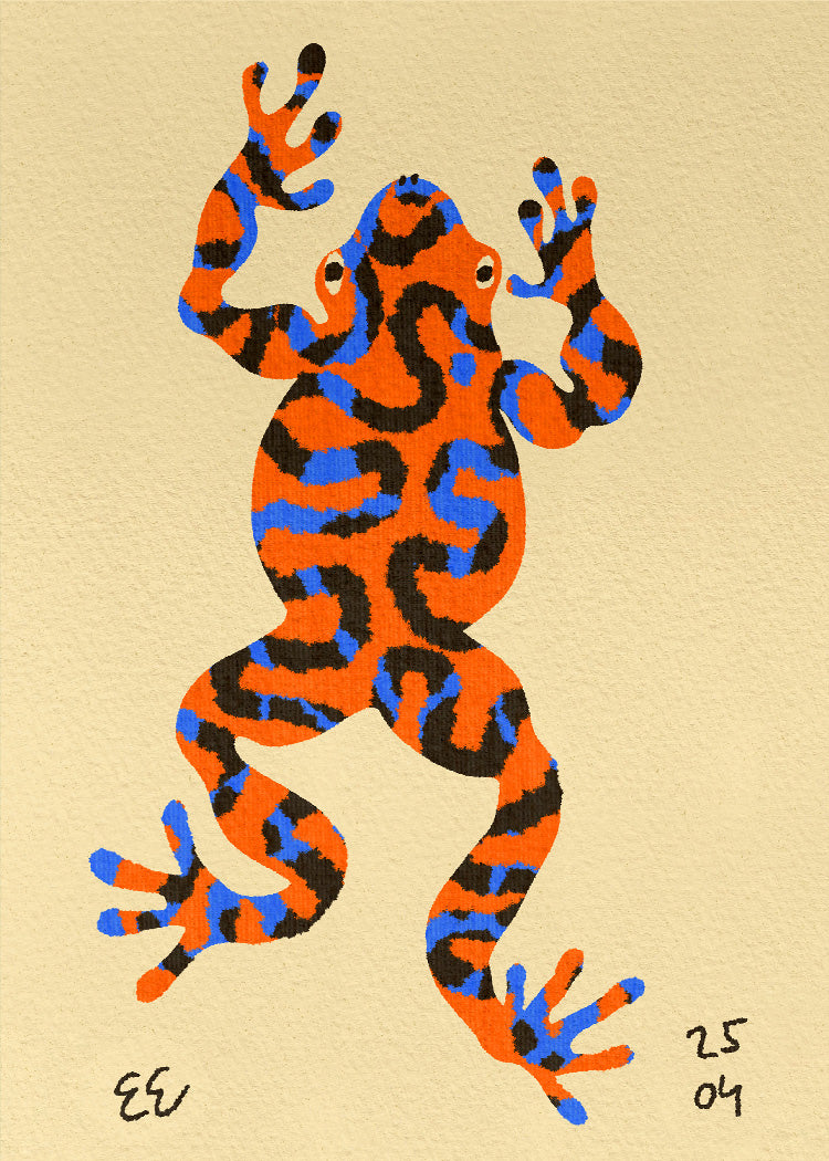 エミリオグレコのリフェクスアート Enikő Eged - Magic Frog | PSTR studio