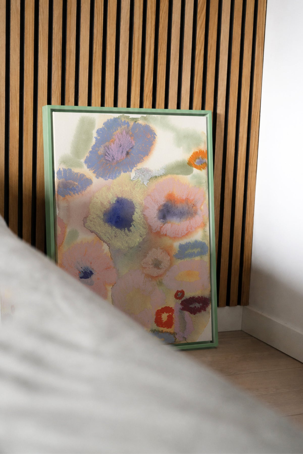 Light Green Wood Canvas