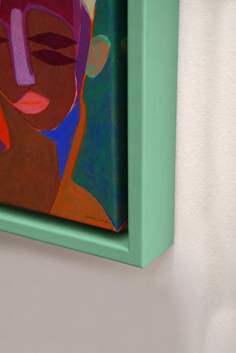 Light Green Wood Canvas
