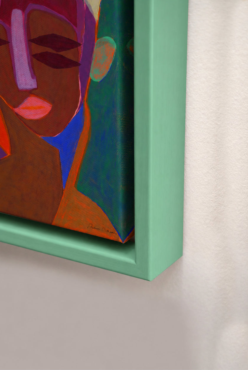 Light Green Wood Canvas