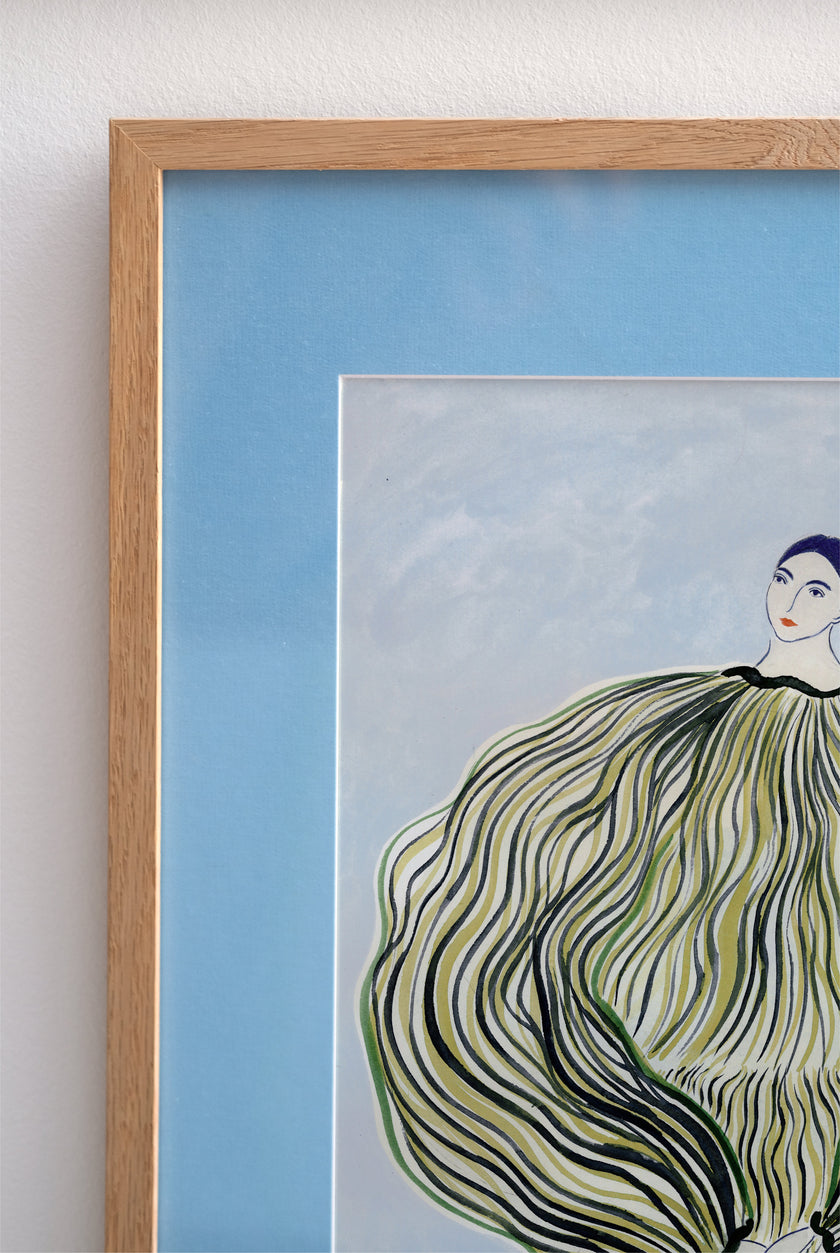 Light Blue Passe-Partout