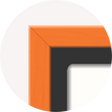 Orange Wood Canvas