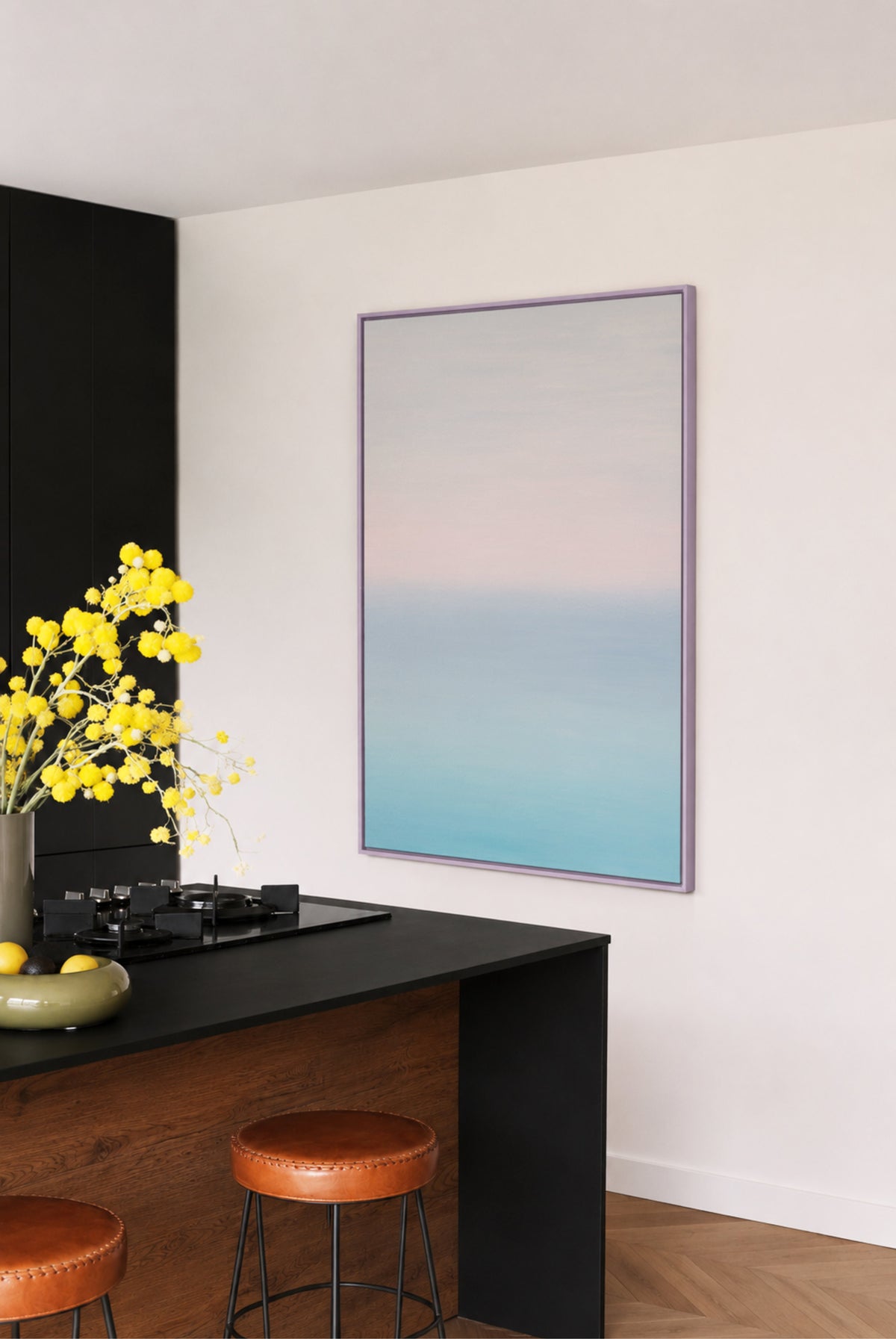 Purple Wood Canvas