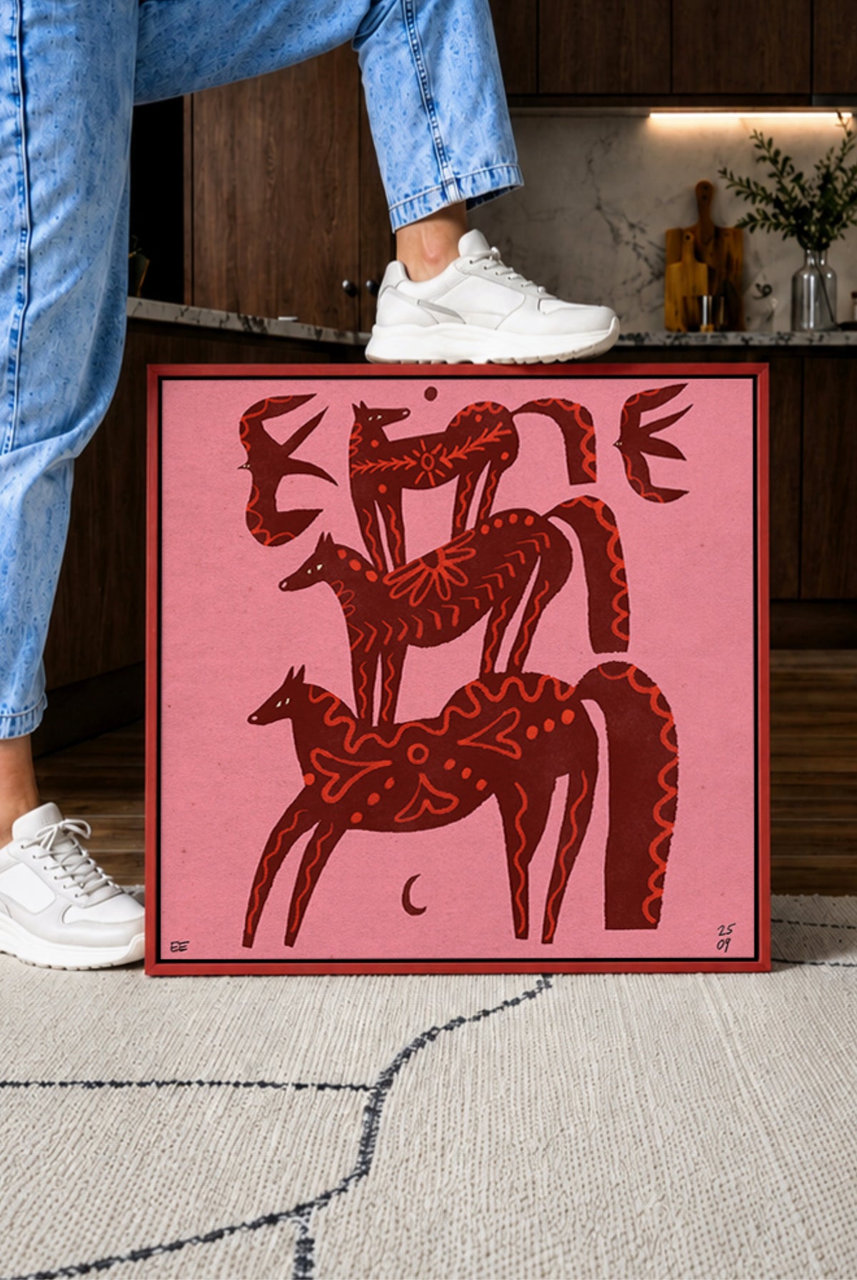 Red Wood Canvas
