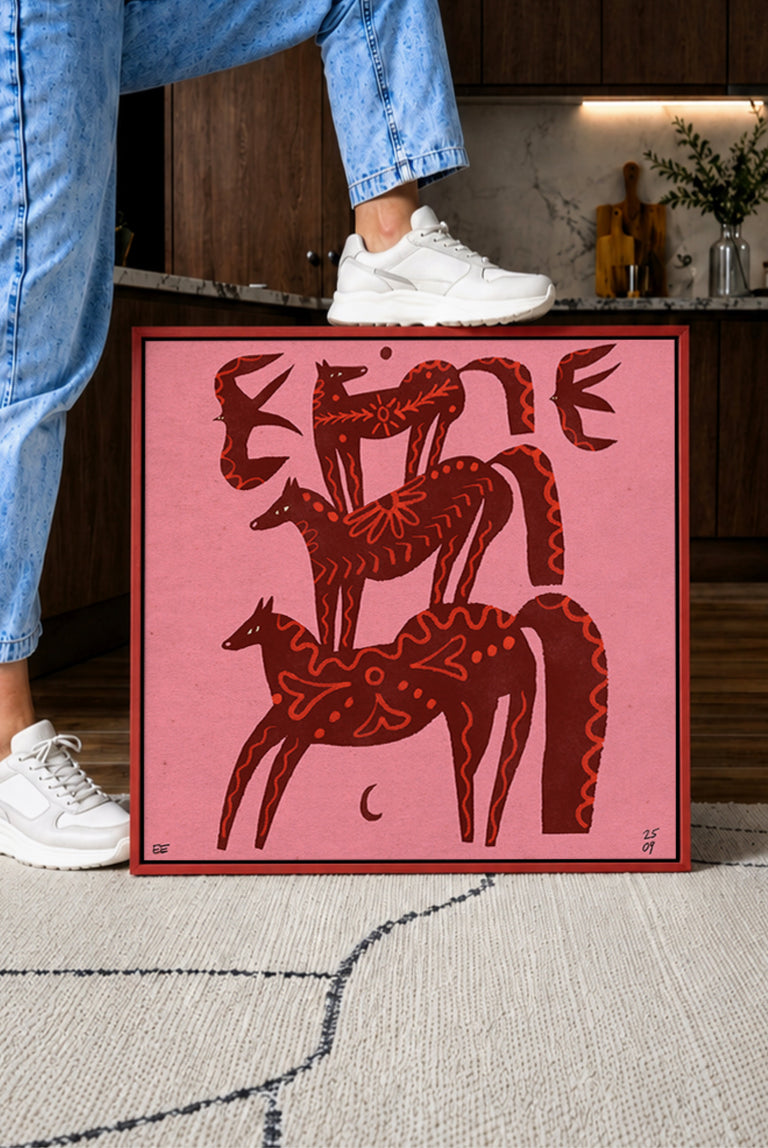 Red Wood Canvas