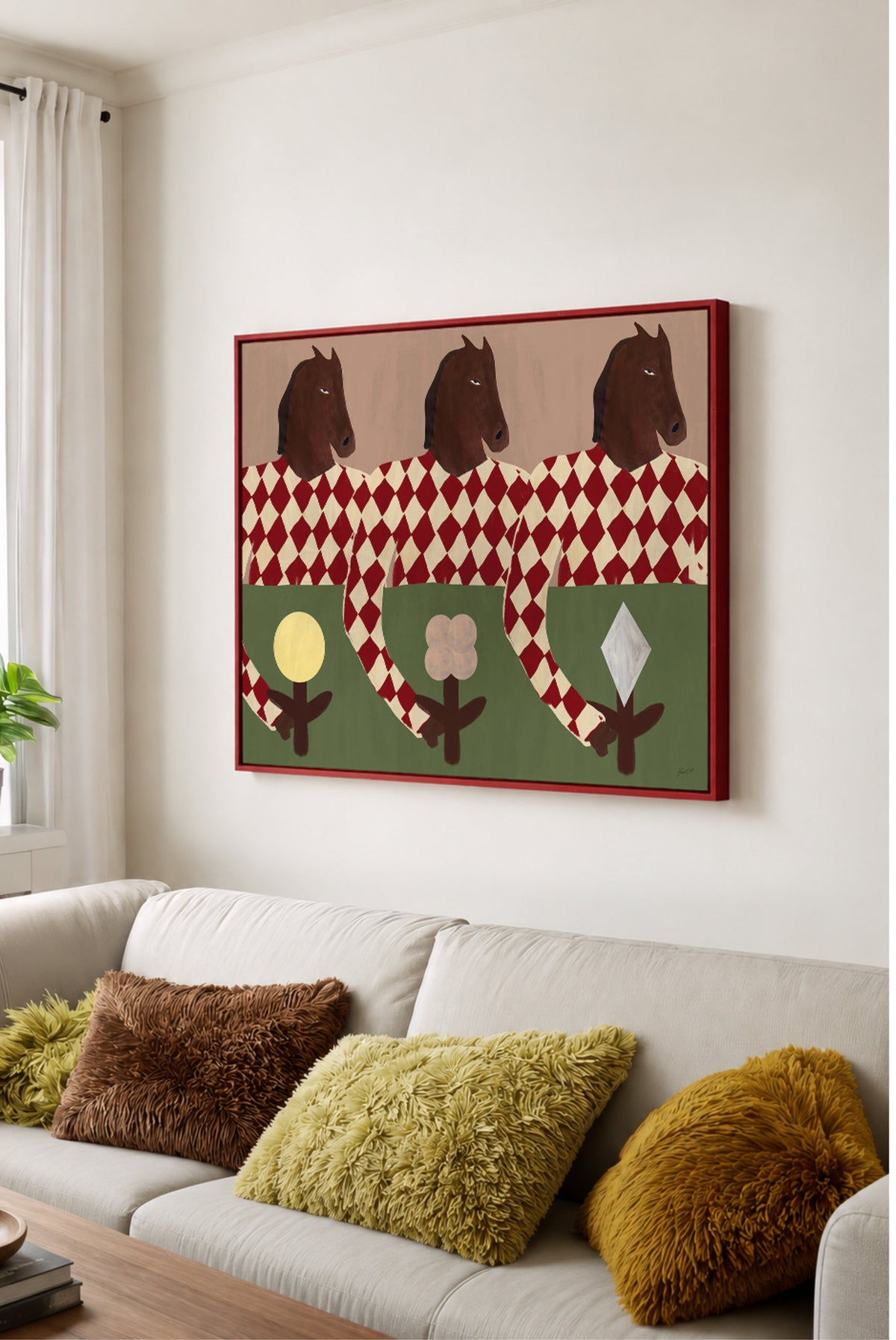 Red Wood Canvas
