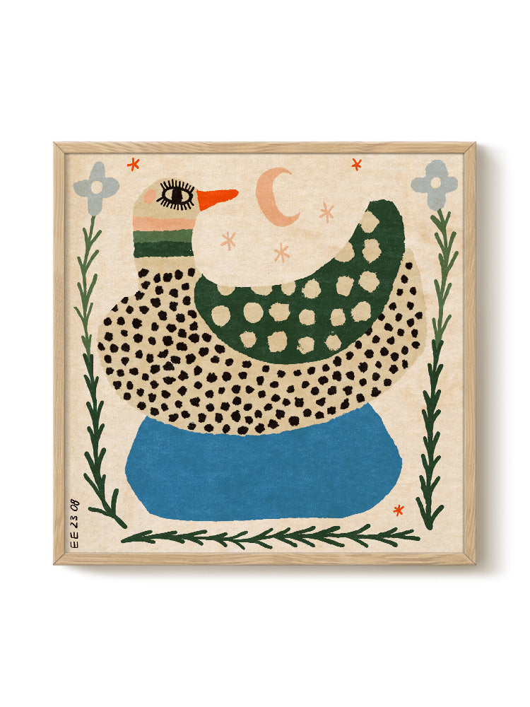 Enikő Eged - Spotted Duck in Natural Oak