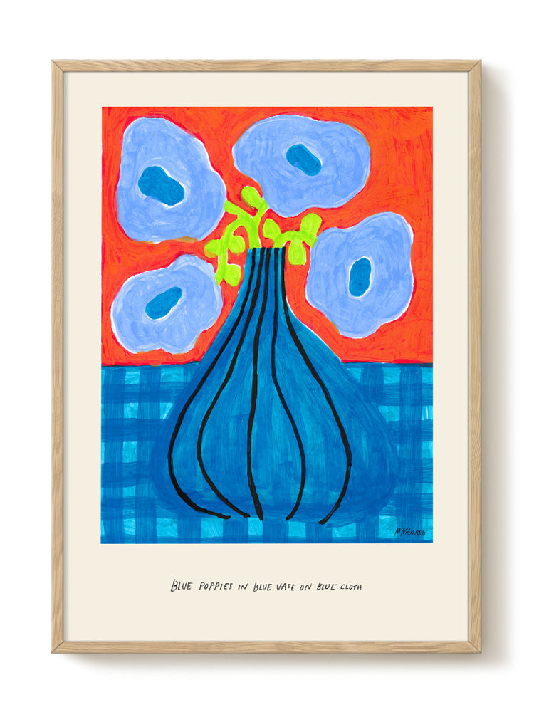 Madelen - Blue Poppies