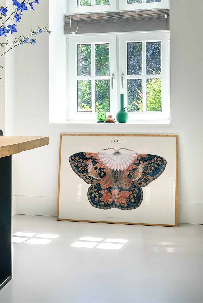 Matos - W. Morris inspired - Silk Moths No.9 | PSTR studio
