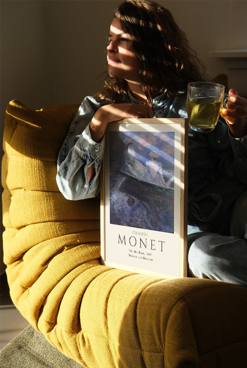アート・デザイン・音楽 MONET by himself Claude Monet - On the boat | PSTR studio