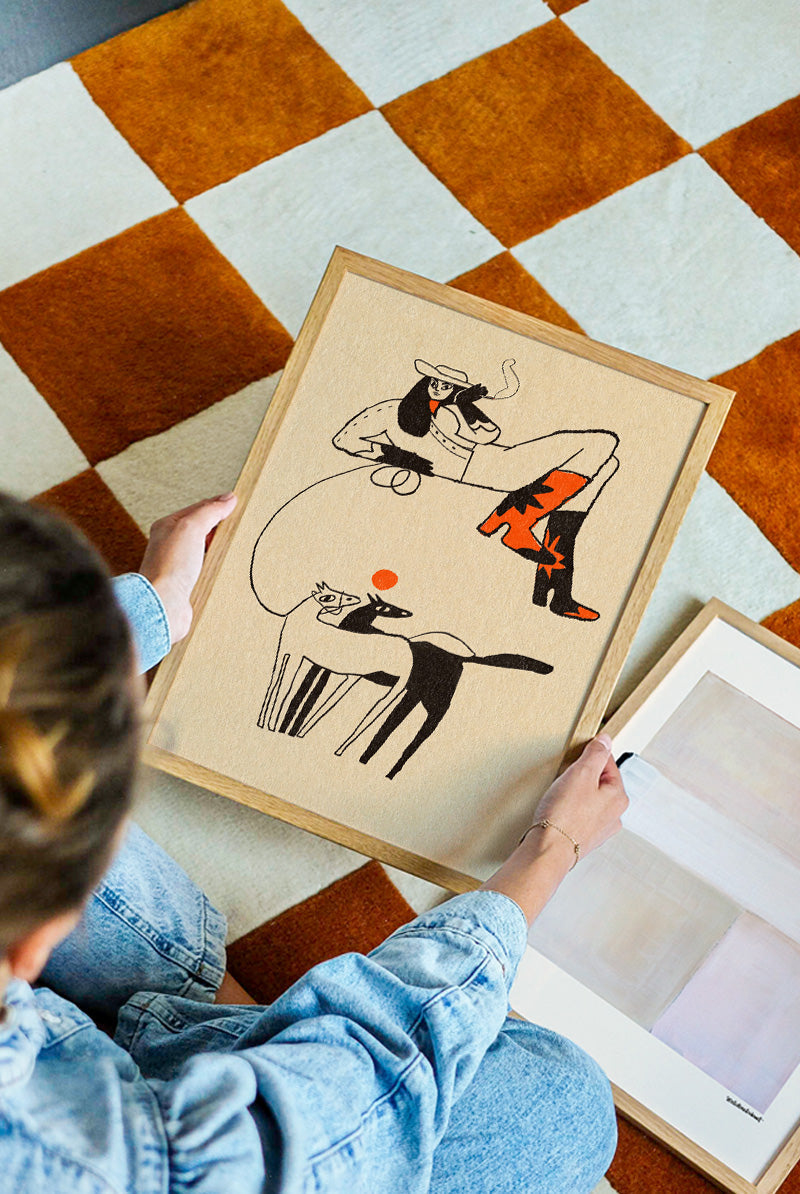 Enikő Eged - Red Starred Boots | PSTR studio